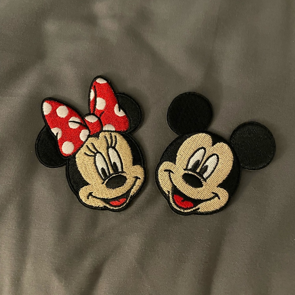 Stoney Clover Lane Mickey and Minnie head patches size small